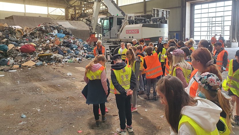 M&uuml;llprojekt in der Grundschule Werther (Foto: M.Schr&ouml;ter)
