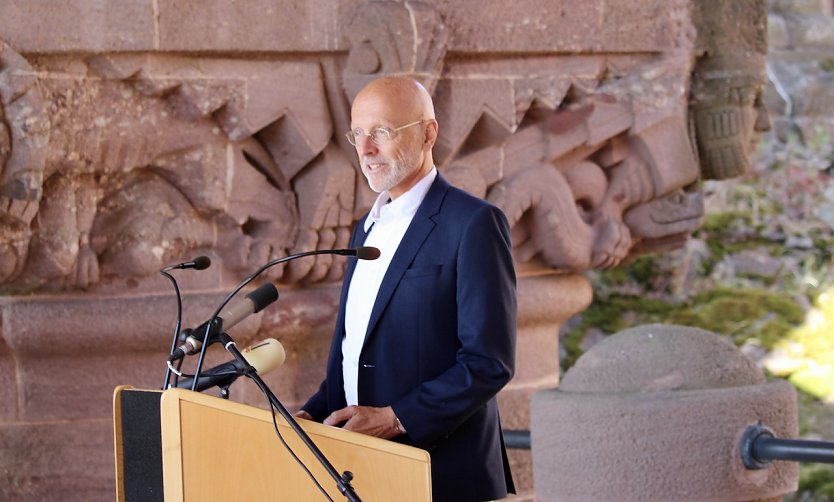 Prof. Dr. Knut G&ouml;rich hielt die Festrede zu Barbarossa (Foto: Eva Maria Wiegand)