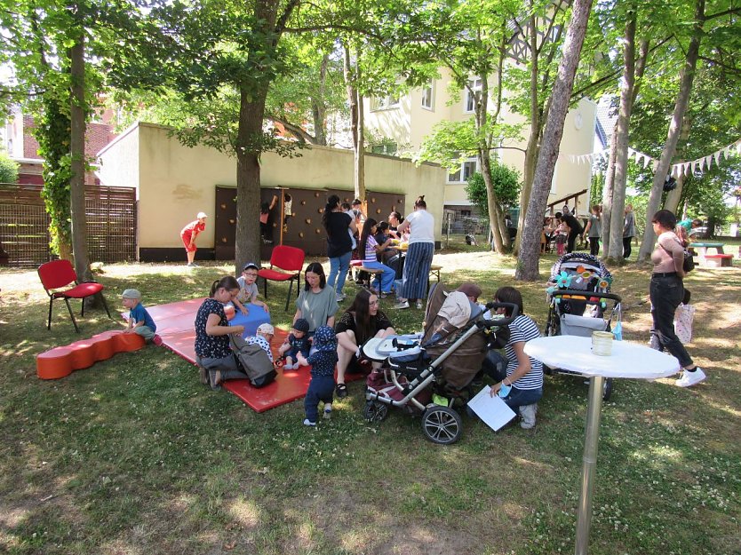 Viel Spa&szlig;, Informationen und Aktionen bot das Familienfest. (Foto: Familienzentrum)
