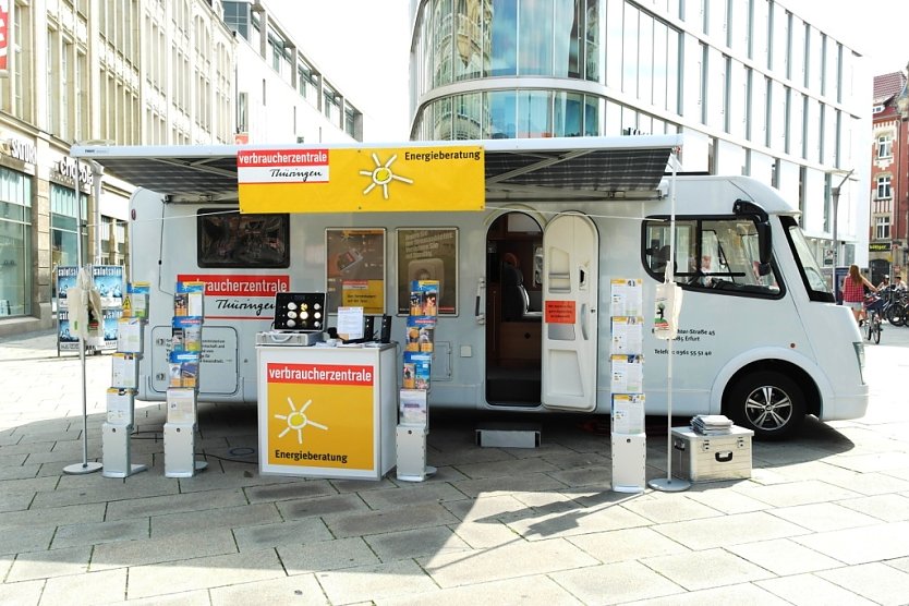 Das Infomobil der Verbraucherzentrale kommt Mitte Juli nach Sondershausen (Foto: Verbraucherzentrale Th&uuml;ringen)