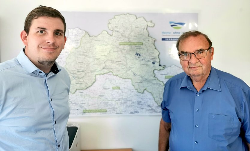 Geschäftsführer Kai-Michael Urspruch 8l.), Verbandsvorsteher Joachim Leßner (Foto: © HOW GUV) Geschäftsführer Kai-Michael Urspruch 8l.), Verbandsvorsteher Joachim Leßner (Foto: © HOW GUV)