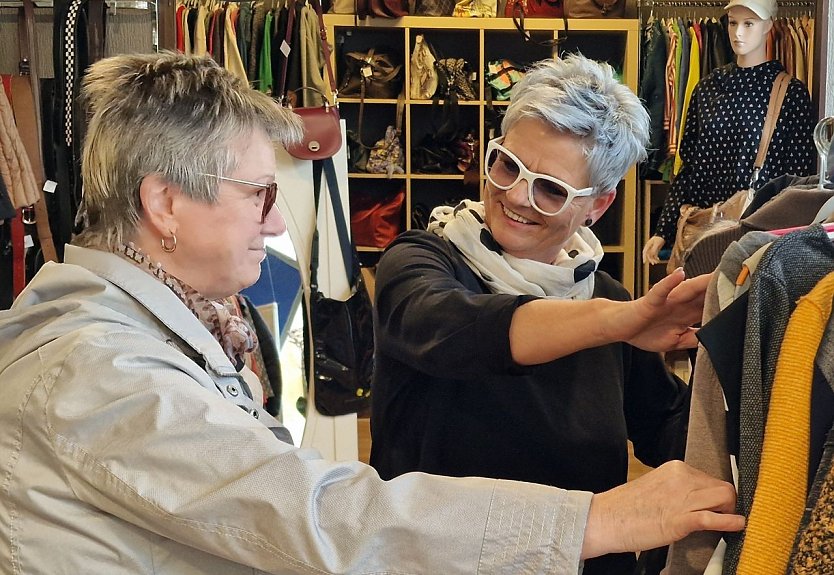 Vera B&ouml;rsch ist schon seit vielen Jahren eine Stammkundin (Foto: nnz)