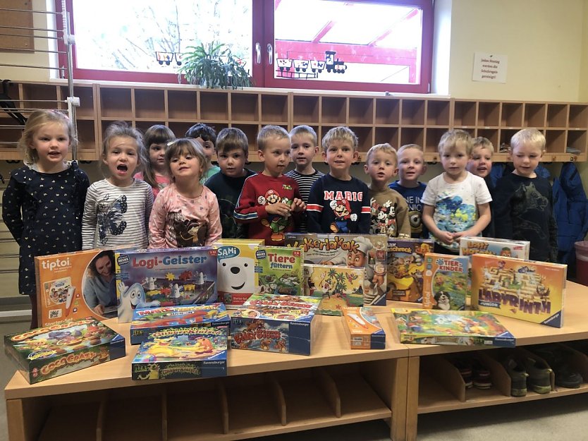 Jede Menge Spielspa&szlig; gibt es f&uuml;r die Kinder der Rappelkiste dank der "KiTa-Spielothek" (Foto: Kita Rappelkiste)
