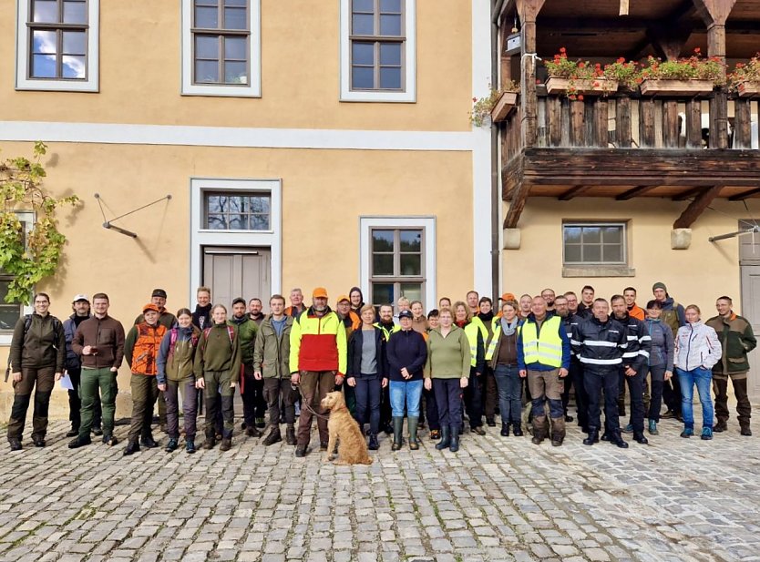 Übungsteilnehmer aus Nordhausen (Foto: Pressestelle Landratsamt) Übungsteilnehmer aus Nordhausen (Foto: Pressestelle Landratsamt)