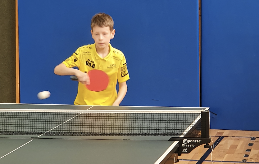 Bild: Erfolgreicher NSV-Tischtennis-Nachwuchs bei den Bezirksmeisterschaften in Leinefelde