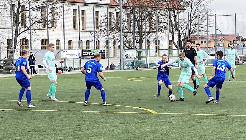 Martin Fi&szlig; war gestern nicht vom Ball zu trennen und erzielte unglaubliche sechs Tore (Foto: oas)