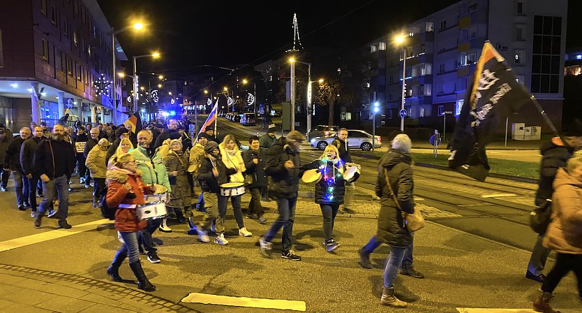 Montagsspaziergang nach der Montagsdemon (Foto: oas)