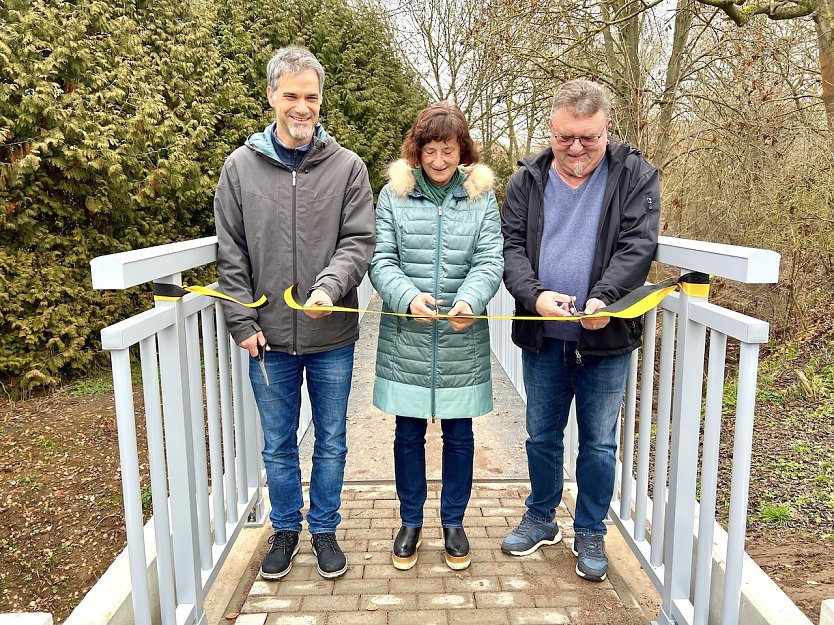 Brückenfreigabe in Herreden (Foto: Stadtverwaltung Nordhausen) Brückenfreigabe in Herreden (Foto: Stadtverwaltung Nordhausen)