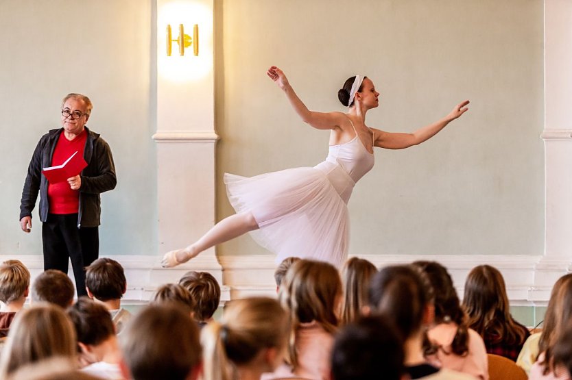 Das Duo Ruggieri trat am 1. Dezember im Humboldt-Gymnasium auf (Foto: Christoph Keil)