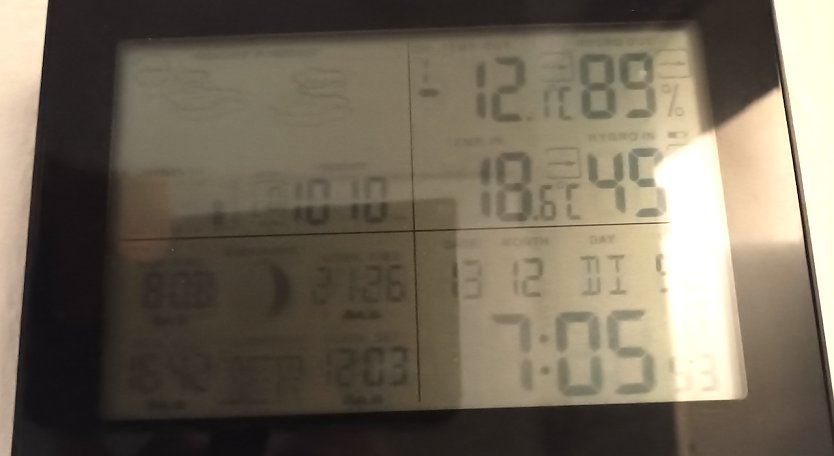 Kalte Temperaturen kurz vor dem Weihnachtsfest (Foto: T. Leipold)