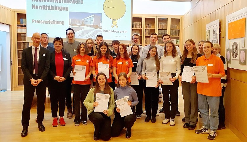 Preisverleihung Regionalwettbewerb Nordth&uuml;ringen JUGEND FORSCHT (Foto: Nadine Kathrin Luschnat)