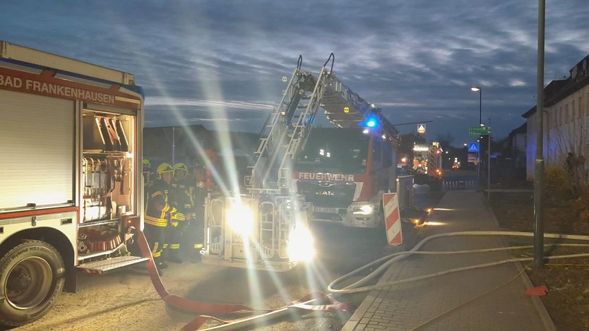 Brand in Bad Frankenhausen (Foto: S.Dietzel)