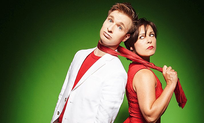 Mandy Partzsch und Erik Lehmann in Paarshit - Jeder kriegt, wen er verdient (Foto: Robert Jentzsch)