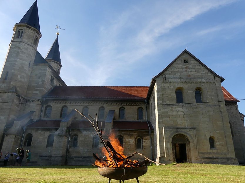 Auch an der Basilika M&uuml;nchenlohra freut man sich schon auf St. Johannis (Foto: Evangelischer Kirchenkreis S&uuml;dharz)