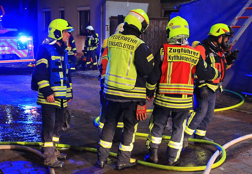 N&auml;chtlicher Brand in Bendeleben (Foto: S.Dietzel)