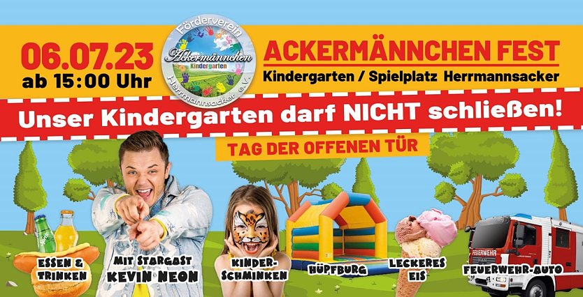 Programm zum Tag der offenen T&uuml;r (Foto: F&ouml;rderverein Ackerm&auml;nnchen)