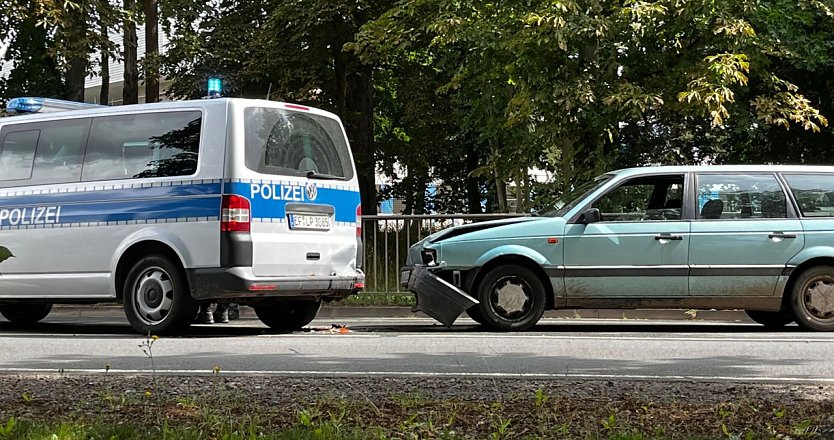 Am AKS endete die Flucht (Foto: nnz)