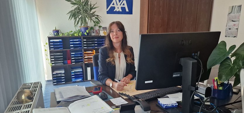 Antje M&uuml;ller in ihrem Nordh&auml;user B&uuml;ro (Foto: NUV)