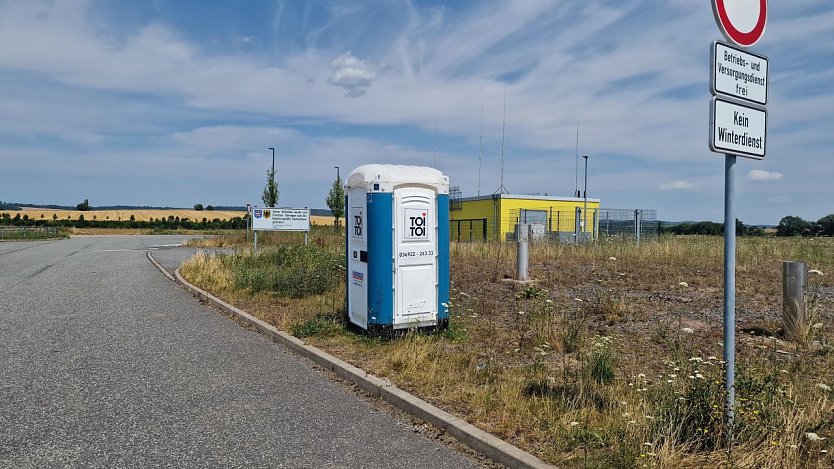 Das ist momentan die erste Ansiedlung im Industriegebiet in der Goldenen Aue im Landkreis Nordhausen (Foto: nnz)