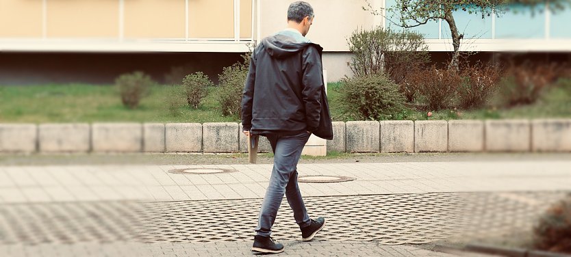 Kann wieder in die andere Richtung marschieren: Buchmann kommt zur&uuml;ck ins Nordh&auml;user Rathaus (Foto: S.Dietzel)