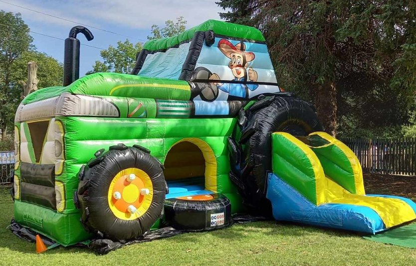 Diebe hatten es in Sondershausen auf eine H&uuml;pfburg abgesehen (Foto: Landespolizeiinspektion Nordhausen)