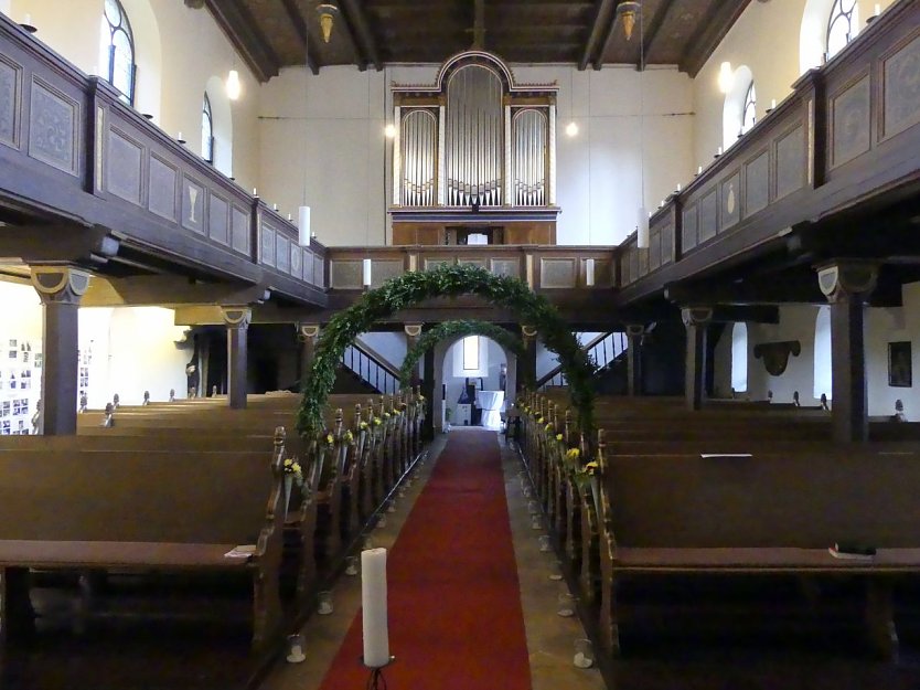 In W&uuml;lfingerode hat man sich schon auf das 26. Benefizkonzert vorbereitet (Foto: Evangelischer Kirchenkreis S&uuml;dharz)