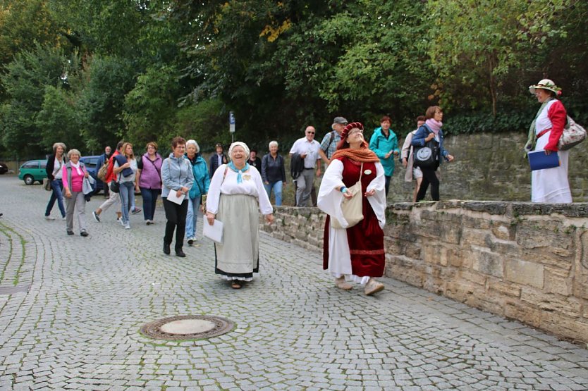 Die G&auml;stef&uuml;hrer-Zunft Bad Langensalza wird zum Tag des Offenen Denkmals wieder F&uuml;hrungen anbieten (Foto: G&auml;stef&uuml;hrerin Christina Bessing)