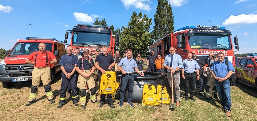 Sondersh&auml;user Feuerwehr bekommt neue Ausr&uuml;stung f&uuml;r den Ernstfall (Foto: Janine Skara)
