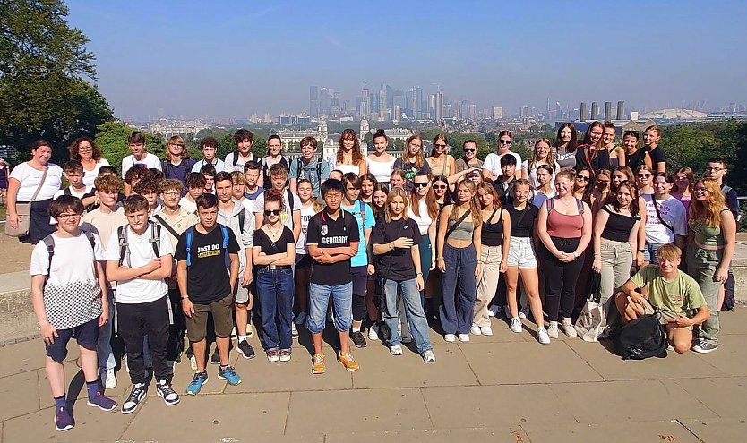 England Fahrt der 10. Klassen brachte die Sch&uuml;lerinnen und Sch&uuml;ler auch nach London (Foto: Humboldt-Gymnasium)