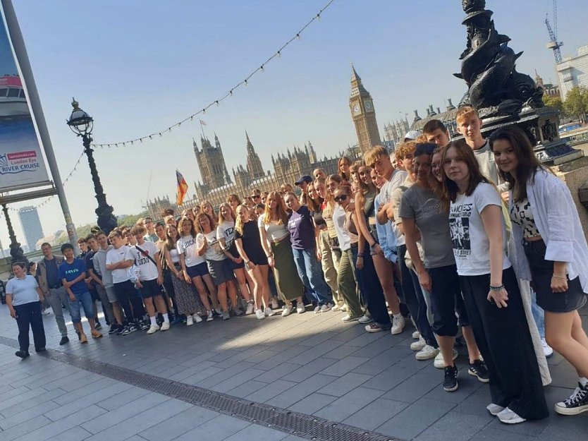 Im Herzen Londons (Foto: Humboldt-Gymnasium)