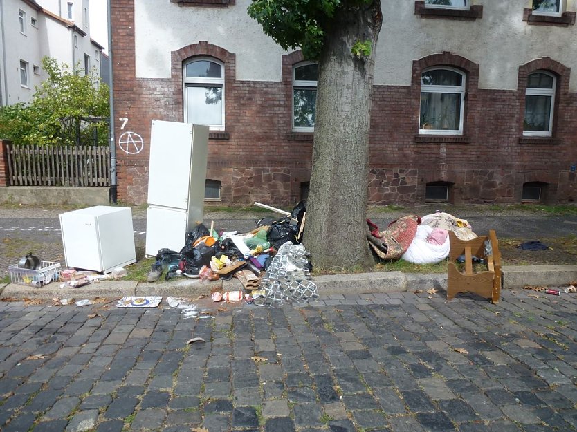 Chaos in der Neanderstra&szlig;e (Foto: Privat)