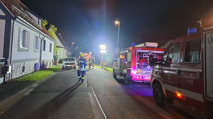 Kellerbrand in Mackenrode (Foto: Feuerwehr Libenrode)