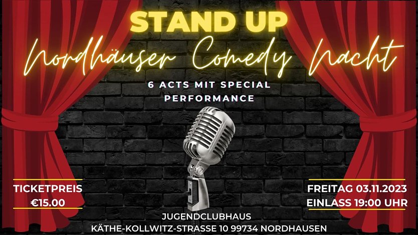 Zweite Nordh&auml;user Comedy Nacht (Foto: Laura Fullmann)