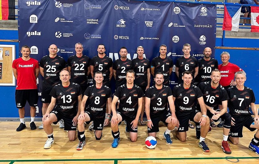 Das deutsche Weltmeisterteam mit dem Nordh&auml;user Clemens Weinrich (Foto: D.Rieger)