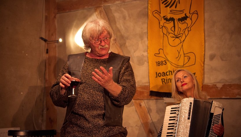 Ulf Annel vom Kabarett "Die Arche" in Aktion (Foto: KSK Nordhausen)