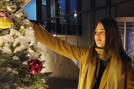 Baum der Hoffnung vor der Stadtbibliothek (Foto: Rotary Club Nordhausen)