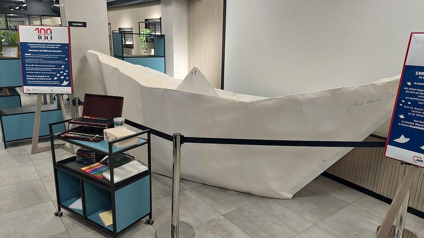 100 Boote Auftakt in der Stadtwerkstatt (Foto: Stadtverwaltung M&uuml;hlhausen)