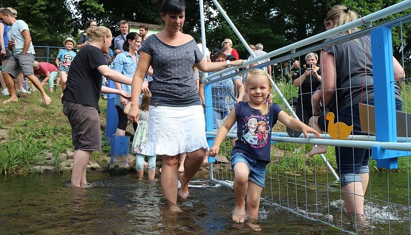 "Anwassern" k&ouml;nnen Kneippfreunde in Nordhausen nur in der Zorge mit Hilfe eines Provisoriums (Foto: nnz-Archiv)