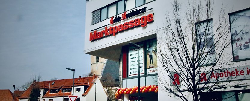 In der Marktpassage feiert man heute 10. Geburtstag (Foto: agl)