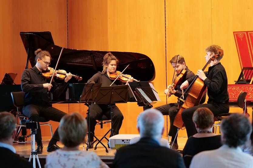 Das ‚Vimare-Quartett‘ spielt demnächst im Ratssaal auf (Foto: Franz Hofereiter) Das ‚Vimare-Quartett‘ spielt demnächst im Ratssaal auf (Foto: Franz Hofereiter)