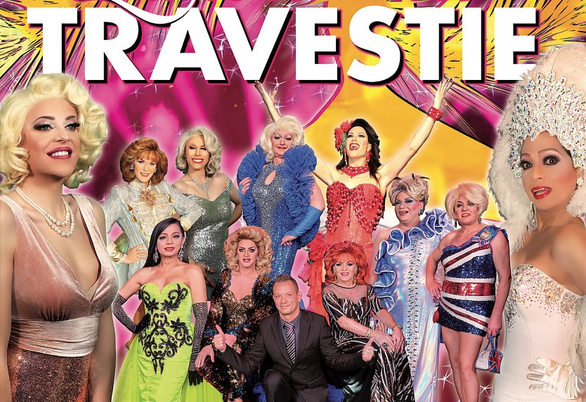 Schrille Travestieshow am Samstag im KKZ (Foto: Agentur)