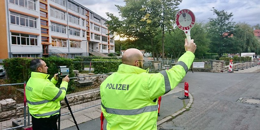 Geschwindigkeitskontrolle in Nordhausen, Archivbild (Foto: agl)