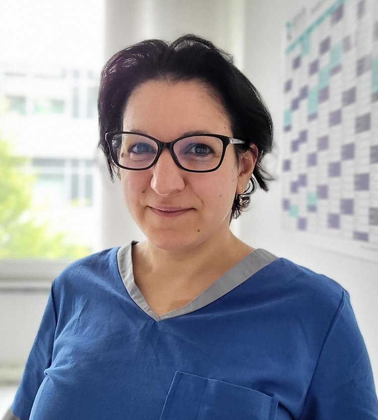 Oberärztin Dr. MSc. Ismini Papageorgiou vom Institut für Radiologie (Foto: Südharz-Klinikum) Oberärztin Dr. MSc. Ismini Papageorgiou vom Institut für Radiologie (Foto: Südharz-Klinikum)