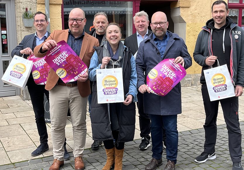 Auftakt zum diesj&auml;hrigen "Heimat shoppen" der IHK Erfurt heute in Bad Langensalza (Foto: nnz online)