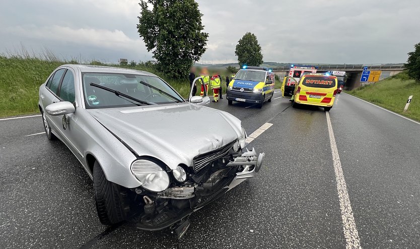 Am Ende einer Horrorfahrt kurz vor Nordhausen (Foto: S.Dietzel)