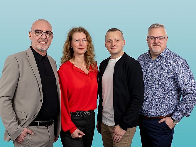 Andreas Trump und Steffen Iffland, links und rechts im Bild zusammen mit Birgit Scholz und Christian V&ouml;lkel,, wollen die Christdemokraten wieder im Stadtrat vertreten (Foto: CDU Nordhausen)