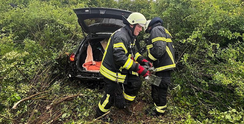 Unfall bei Nordhausen (Foto: Silvio Dietzel)