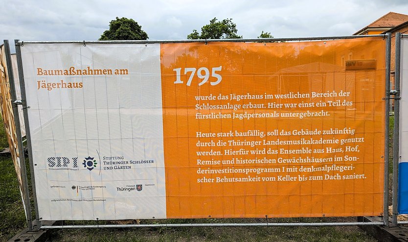 Geschichte zum Jägerhaus in Sondershausen (Foto: Janine Skara) Geschichte zum Jägerhaus in Sondershausen (Foto: Janine Skara)
