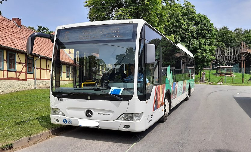 Dank an den freundlichen Busfahrer (Foto: Dorothea Kieper) Dank an den freundlichen Busfahrer (Foto: Dorothea Kieper)