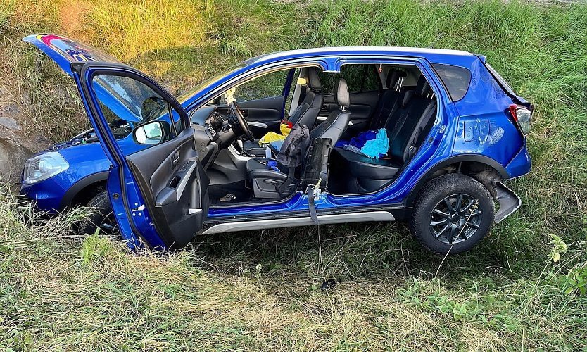 Unfall gestern Abend (Foto: Feuerwehr Bernterode/Silvio Dietzel)